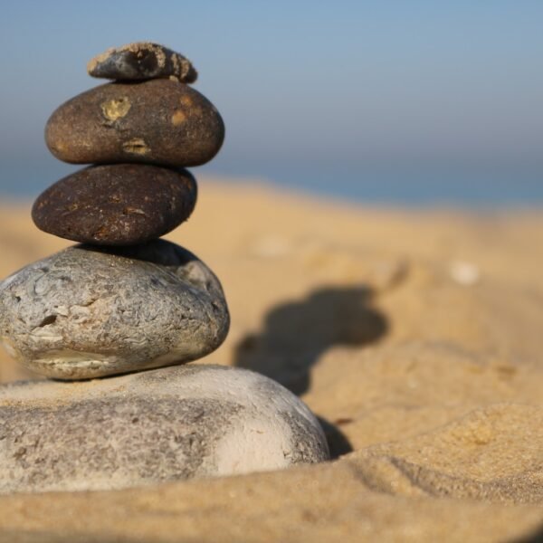 shallow focus photo of balance stone during daytime; dark side of dividend aristocrats